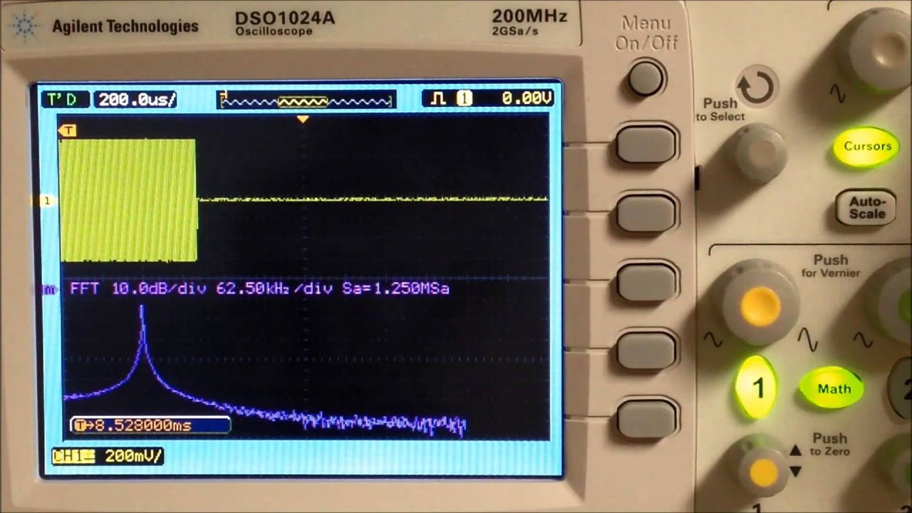 DSO1000 A Series unexpected FFT behavior   Part 1