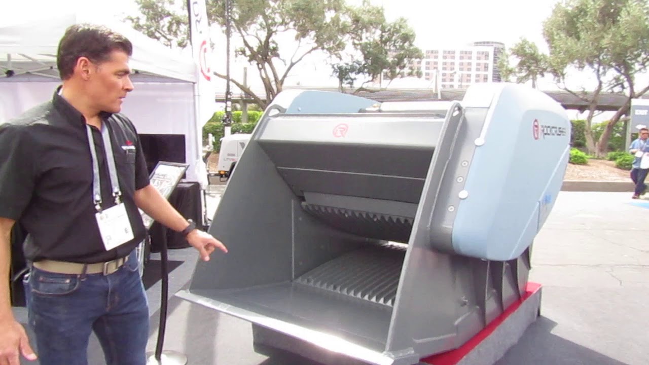 Rockwheel Americas showcase its line of Rockwheel rock grinding attachments