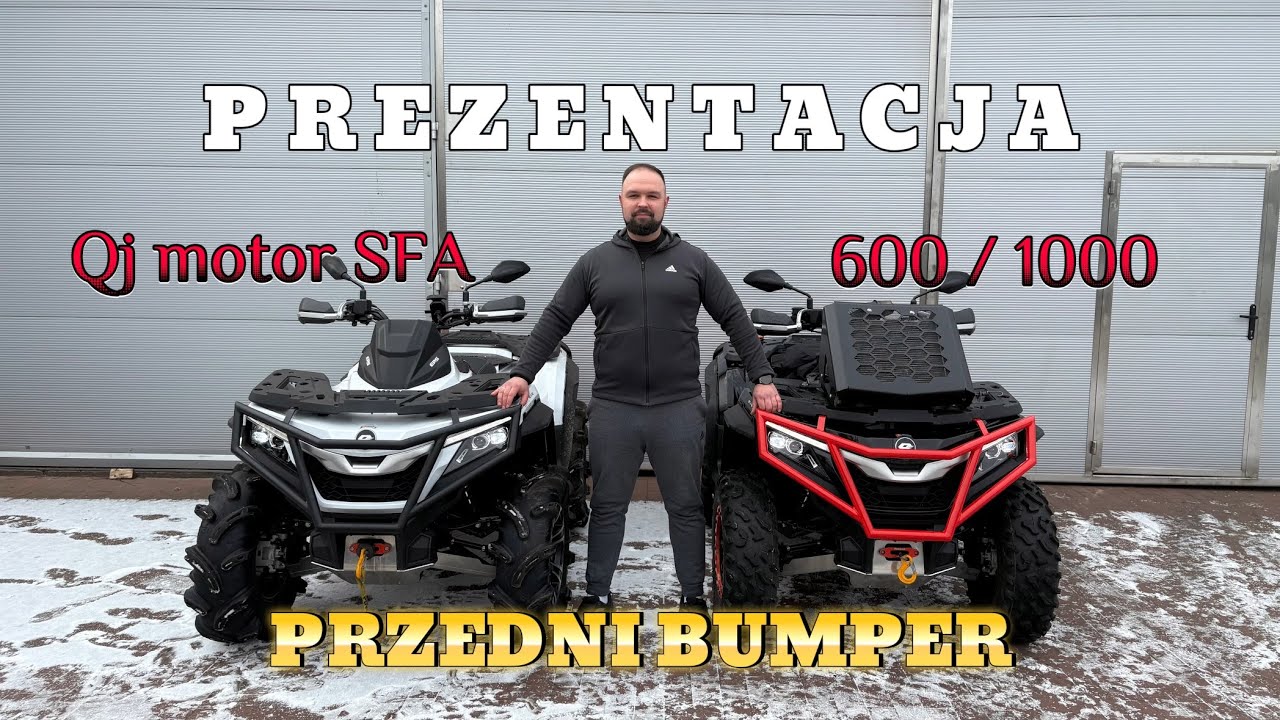 QJMOTOR  SFA 1000.  BUMPER PRZEDNI WRESZCIE JEST .