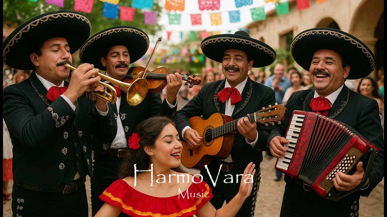 Mexican Mariachi Fiesta – Traditional Trumpet, Violin & Guitar Instrumental Music