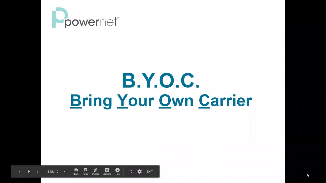Channel Training - Take Contact Centers To The Cloud With BYOC!