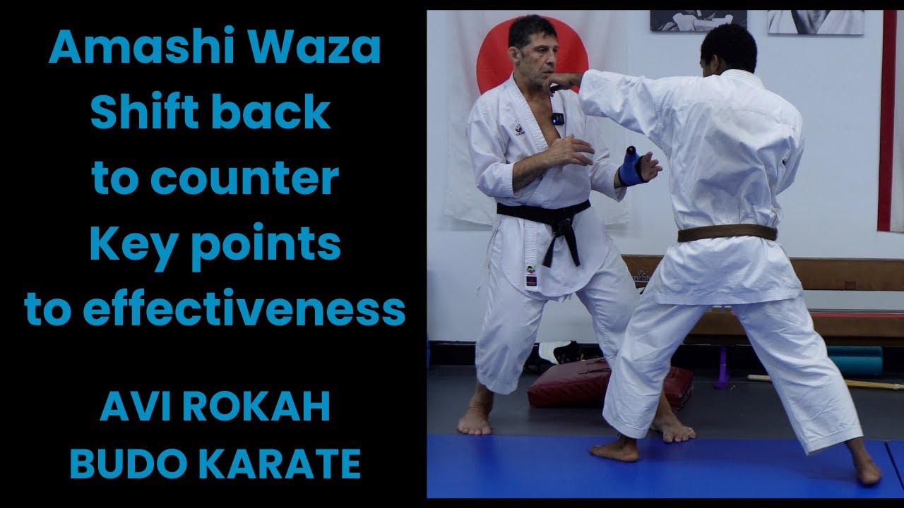 Amashi Waza - shift back to counter, key points to effectiveness