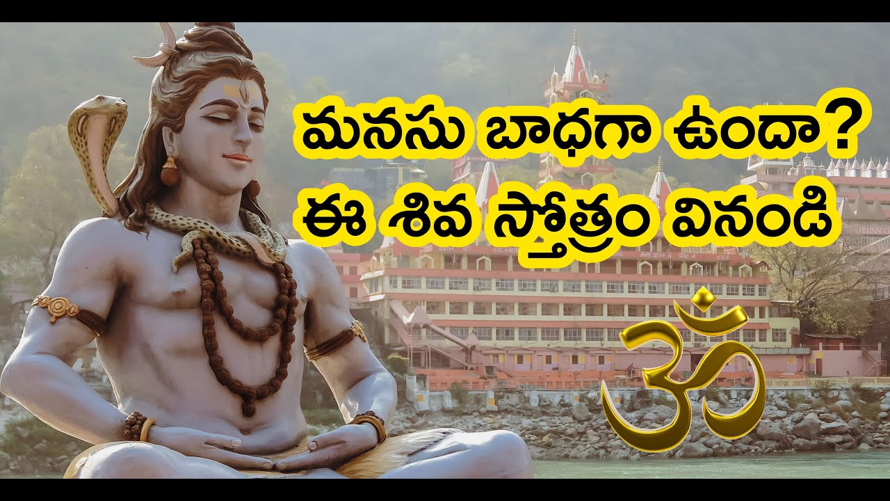 మనసు బాధగా ఉందా? ఈ శివ స్తోత్రం వినండి | Nagendra Haraya Trilochanaya | Shiva Stotram