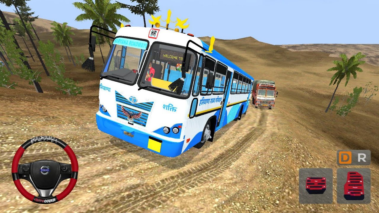 Tata BS-6 Bus Mod | Indian Traffic Mud Off-road Driving Gameplay 😱  Bus Simulator Indonesia (BUSSID)
