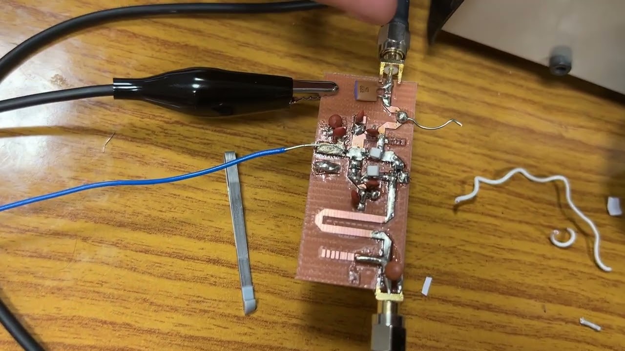 EEE412 - Microwave Electronics Term Project - High Gain Amplifier
