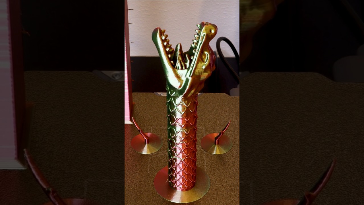 3D printed Dragon Flame Wand