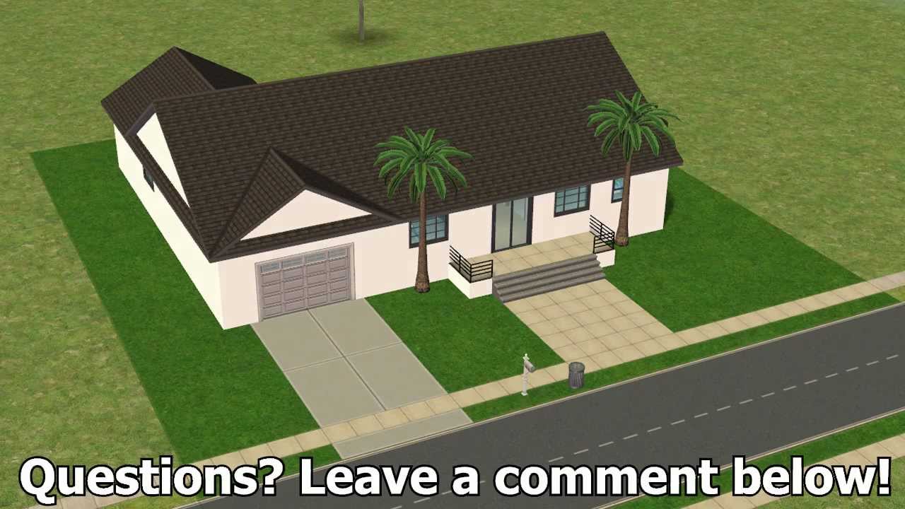 The Sims 2: Building an Attached Garage WITH COMMENTARY!