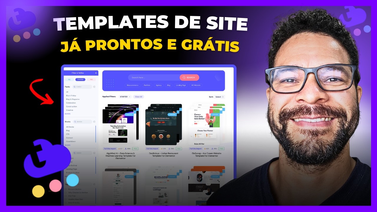 (2025) Sites WordPress GR&Aacute;TIS: Templates de Sites Profissionais