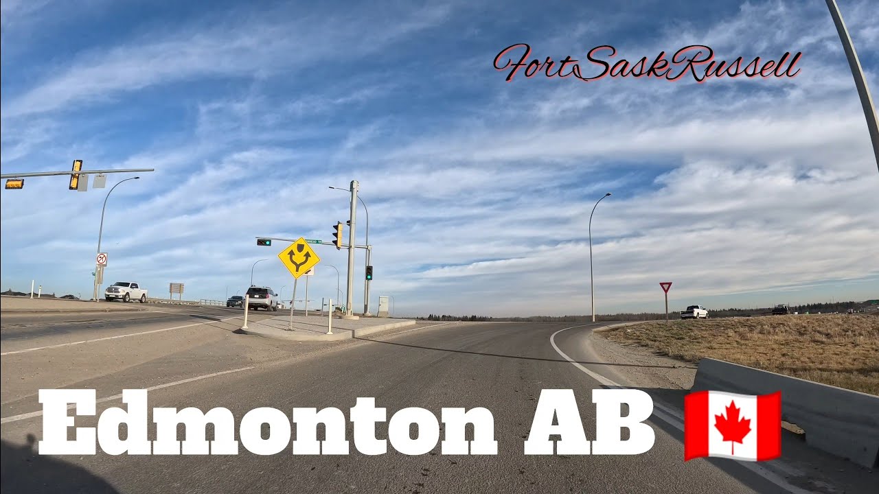Edmonton AB 🇨🇦 Eastbound Yellowhead Trail Driving Tour November 2025
