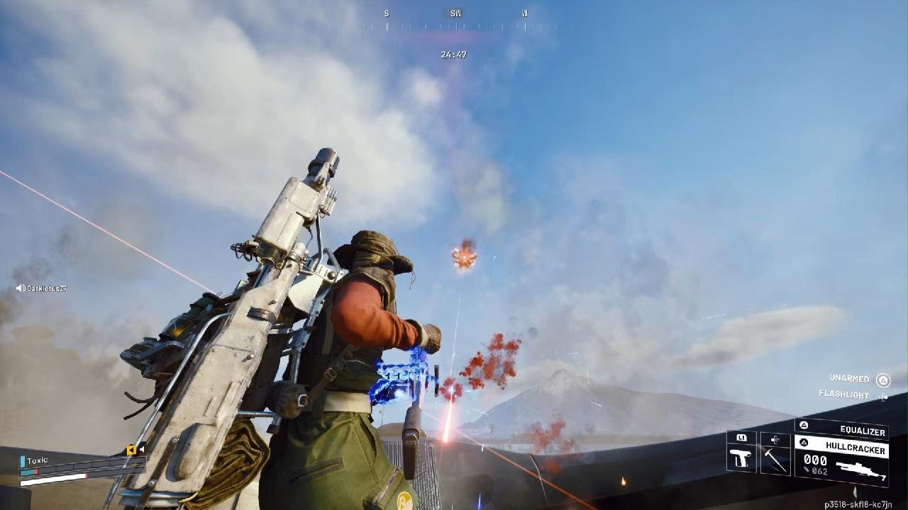 ARC Raiders riding the matriarch