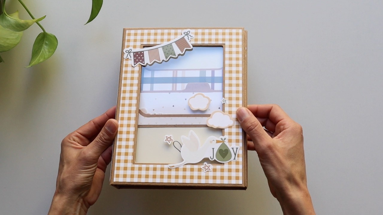 Baby Mini Folio Album Echo Park Special Delivery Baby