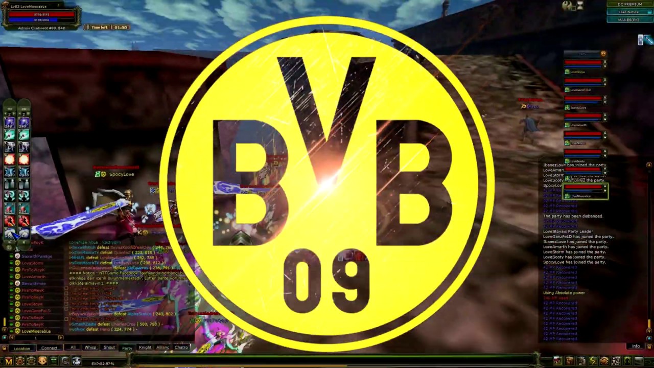 BorussiaDortmunD  Clan ( Mage / Melee ) Performance  / WAR [Bifrost,Krowaz,Cz,CSW] [PART - 6]