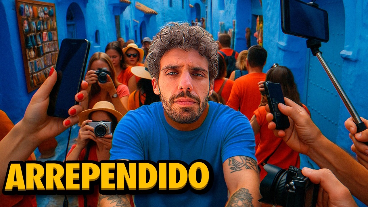 A Cidade MAIS AZUL DO MUNDO é uma ARMADILHA de Turista?