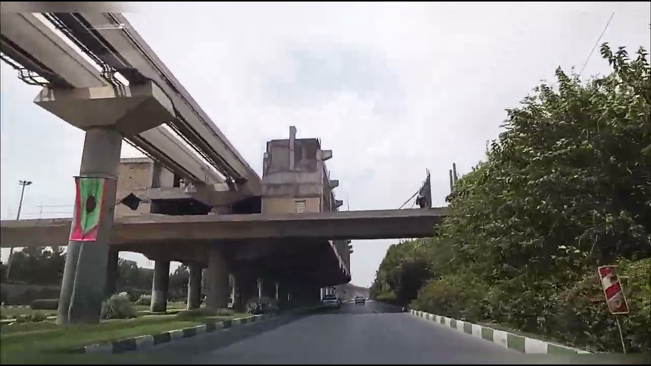 Kashan Road, Qom. Qom city.جاده کاشان به طرف شهر قم