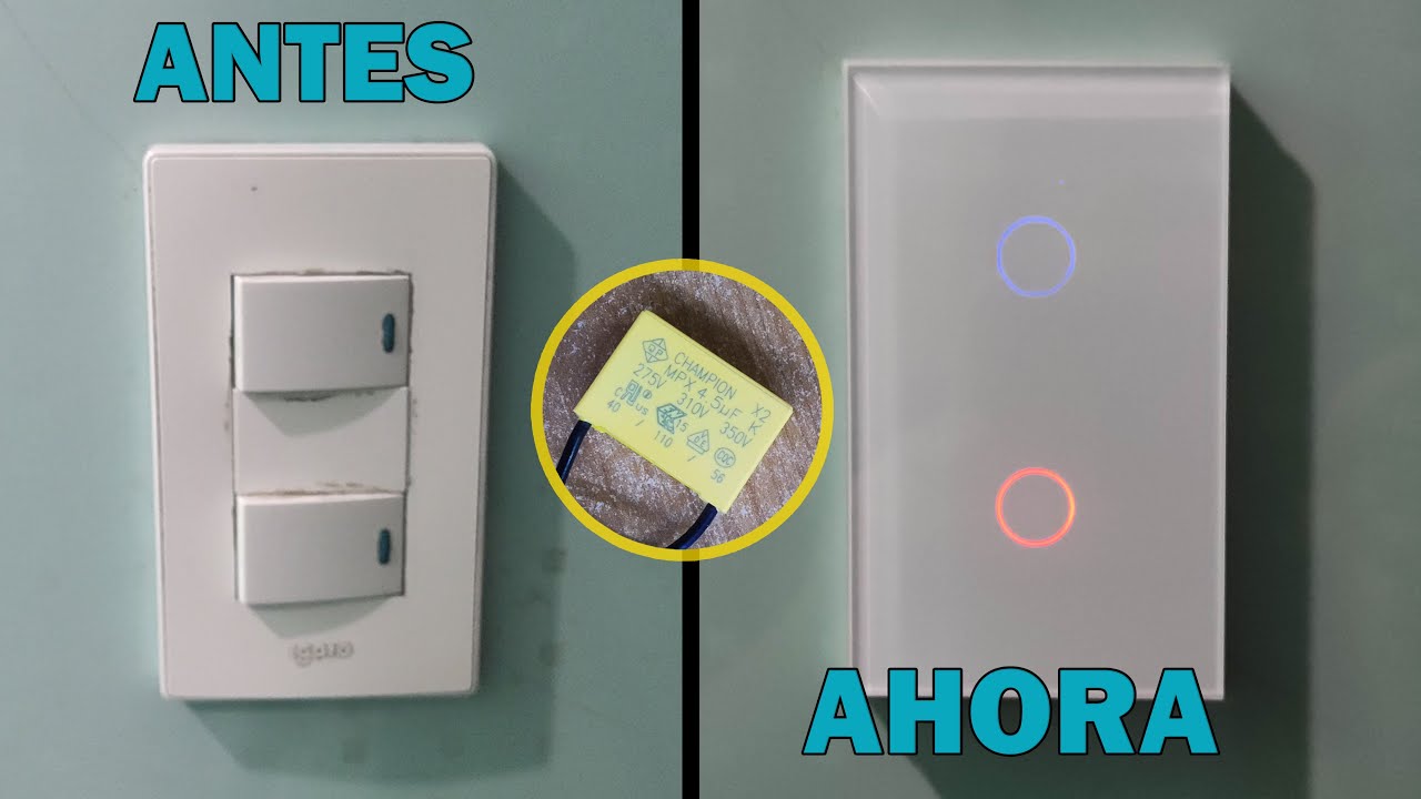 Apagador inteligente que compre en Aliexpress Girier Como se instala (sin cable neutro) y configurar