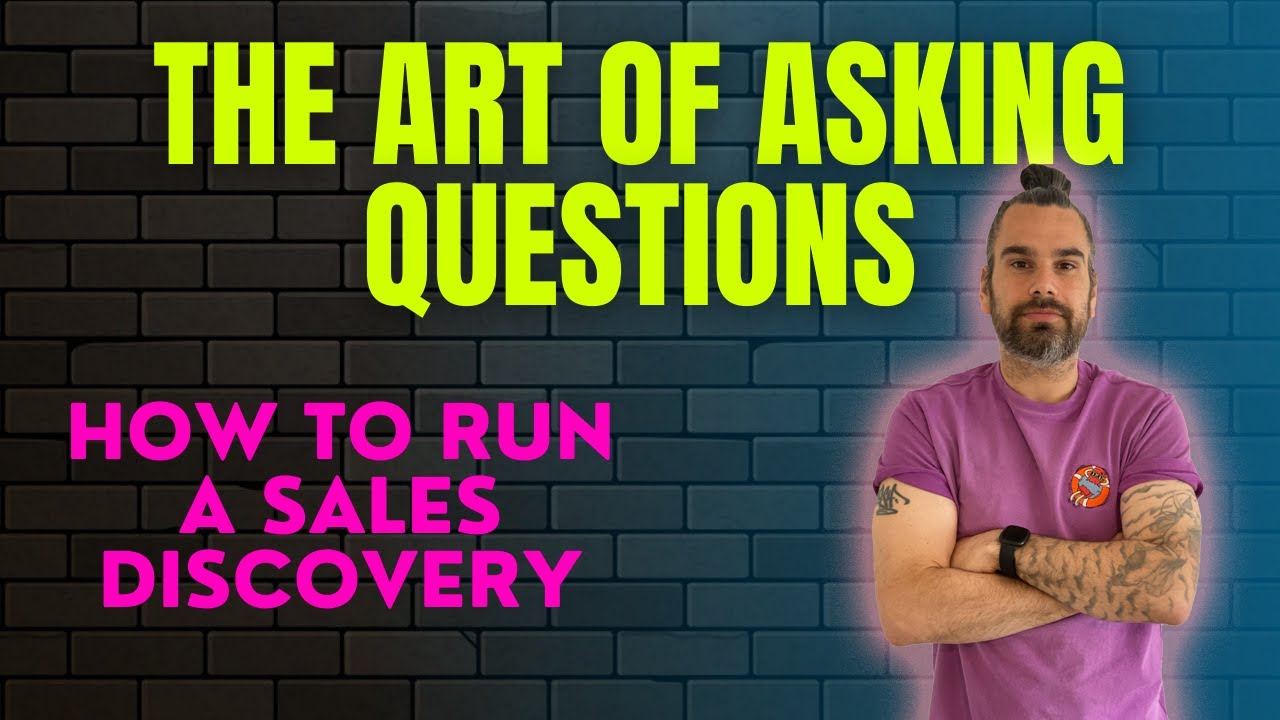 How to run a sales discovery | The importance of questioning | become a high performer in sales