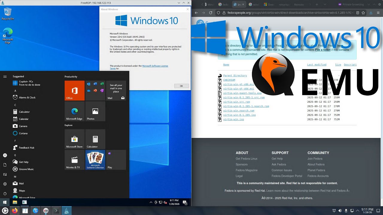 How to install Windows 10 in Linux QEMU VM with virtio - January 2026 -c6609596