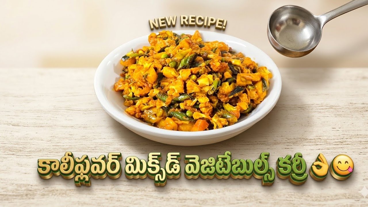 califlower తోఈసారి ఇలా మిక్స్డ్ వెజిటేబుల్ కర్రీ చేయండి రెస్టారెంట్ల కుదిరి కడుపునిండా తినేస్తారు