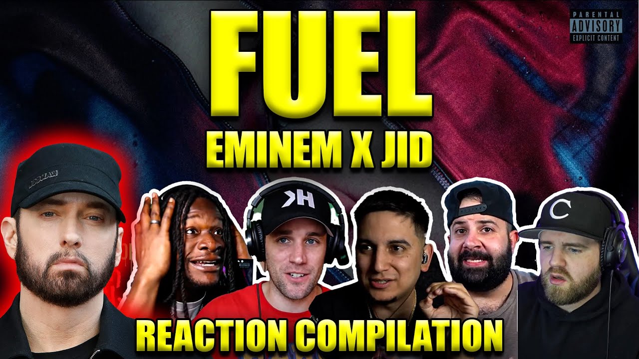 Песня Эминема «Fuel» с участием JID — просто БЕЗУМНАЯ 🔥 | Подборка реакций
