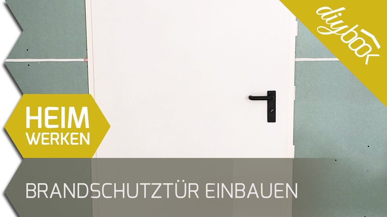 Brandschutztür einbauen