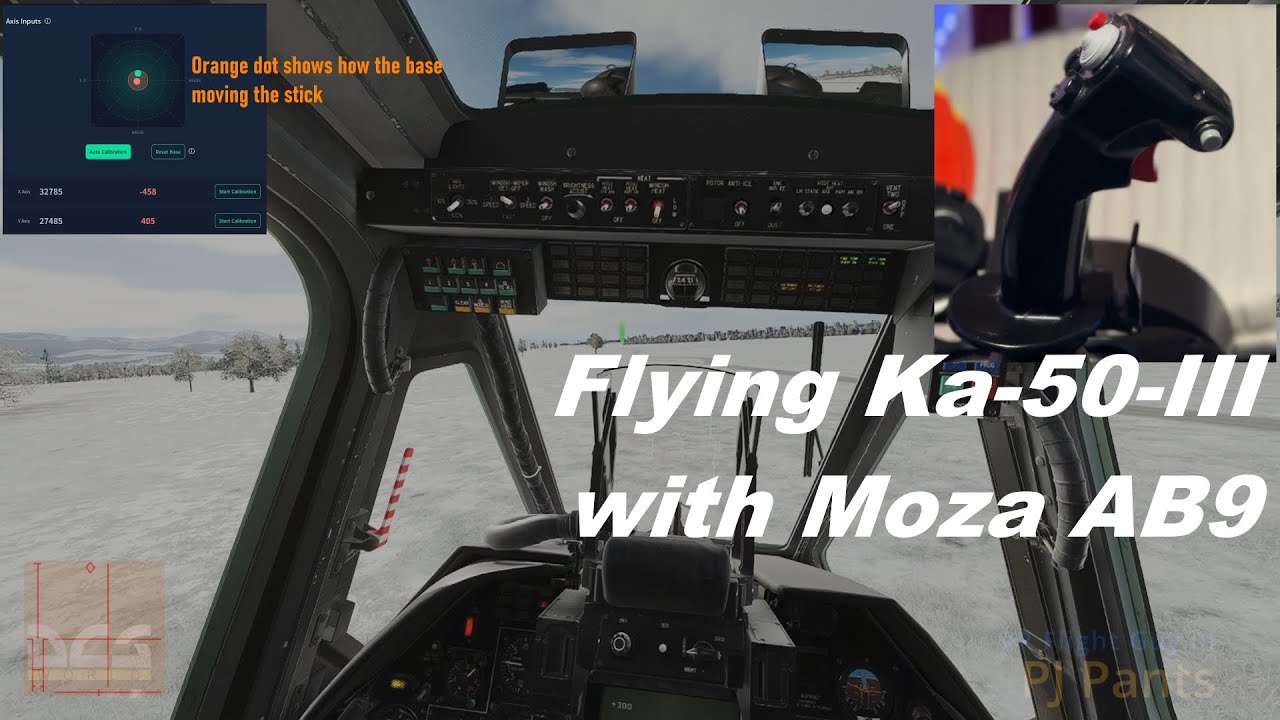 Flying Ka-50-III with Moza AB9 #dcsworld #moza #ab9 #ffb