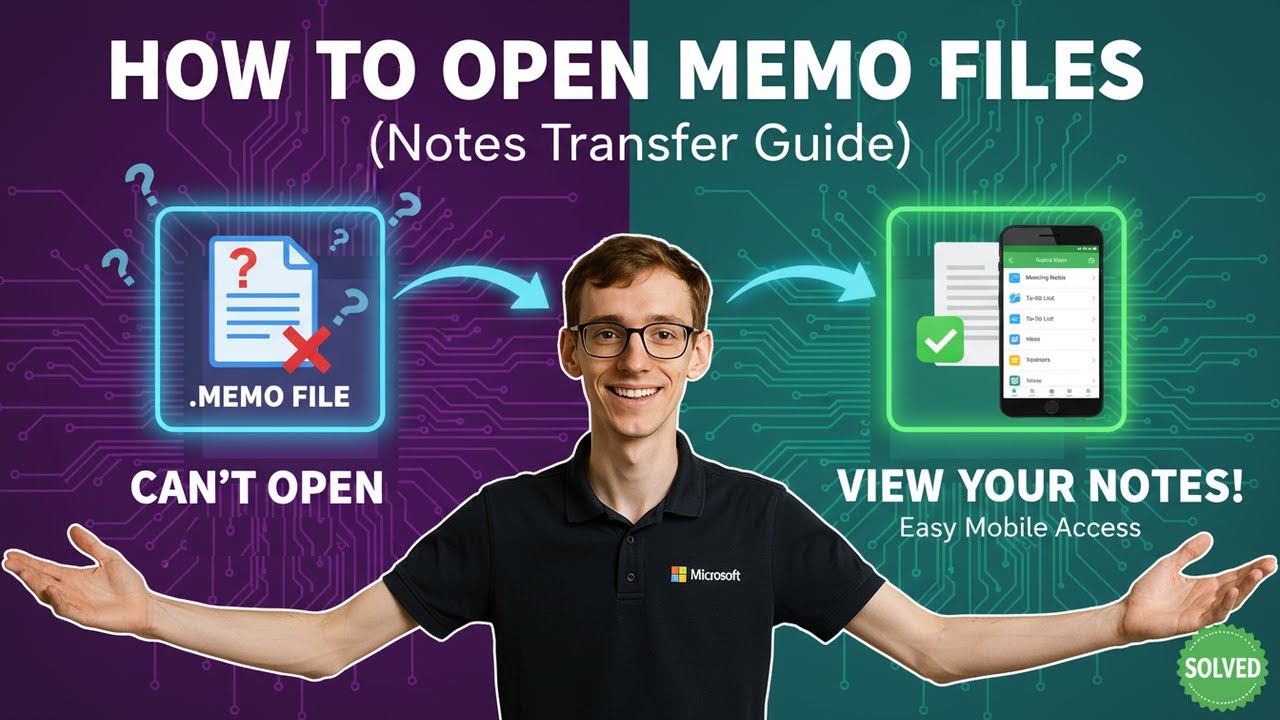 Jak otwierać pliki MEMO (notatki)