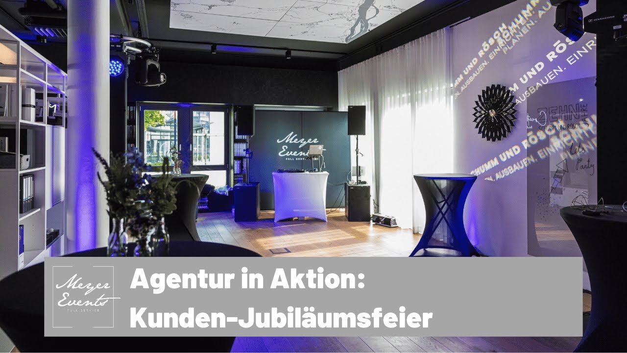 Eventagentur in Aktion: Unser Imagefilm auf der 10-j&auml;hrigen Kunden-Feier