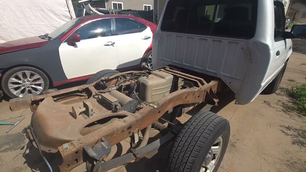 Ford ranger project gets under coat for winter 