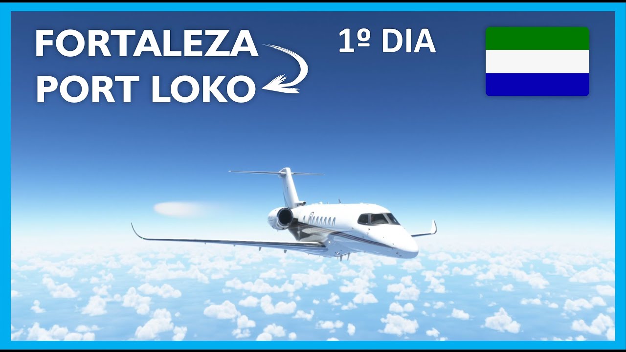 FS 2020 4k // (VOLTA AO MUNDO)   FORTALEZA - BRASIL PARA PORT LOKO - SERRA LEOA // (PARTE 1)