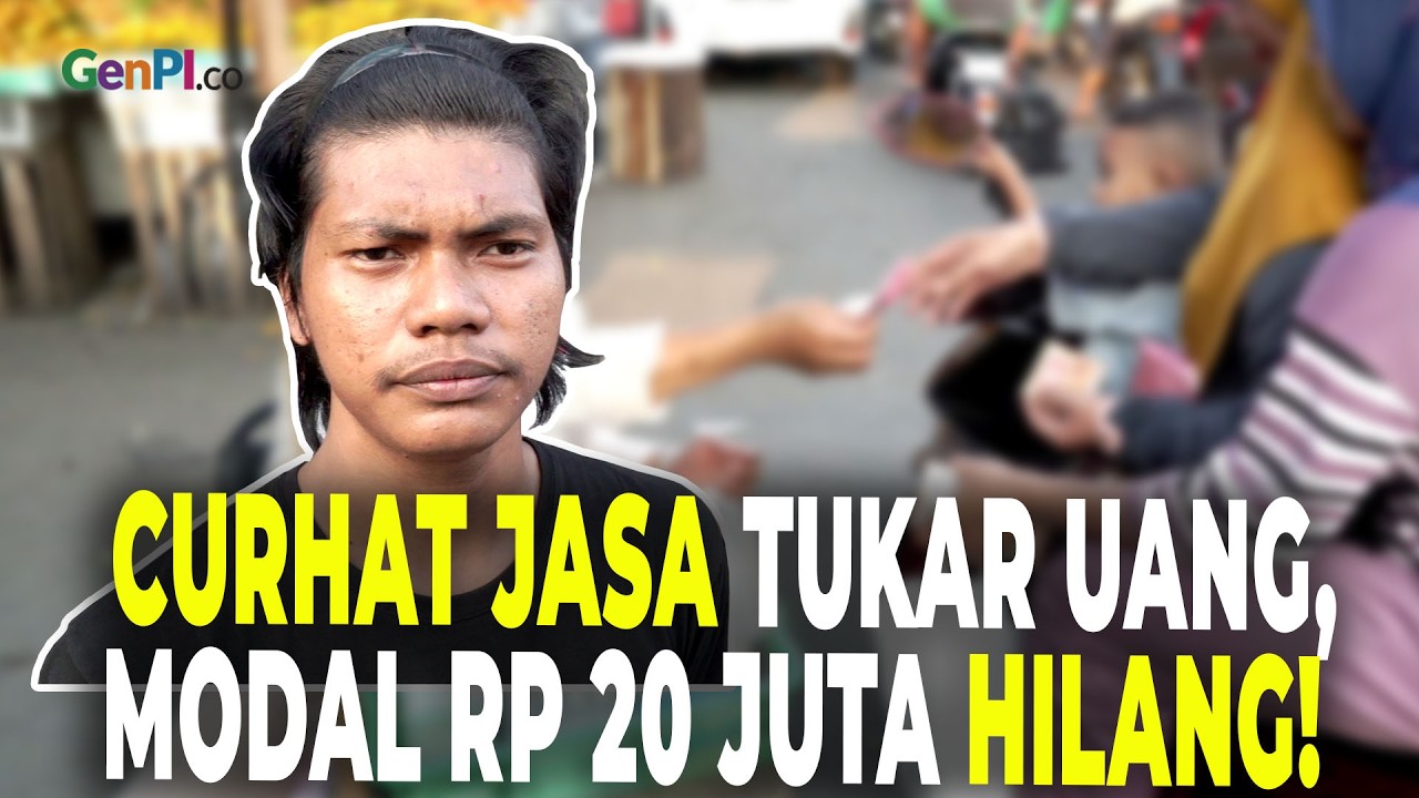 Untung Kecil Risiko Besar, Sisi Lain Jasa Tukar Uang Pinggir Jalan
