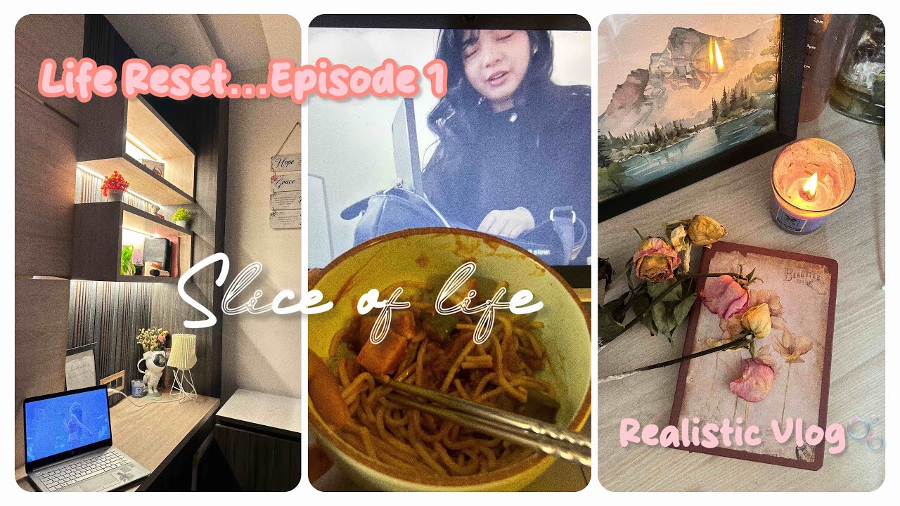 Slice of Life: Reset Vlog🍓|| Getting my Life together 🧺🤍|| Realistic  Aesthetic Life Vlog🤍
