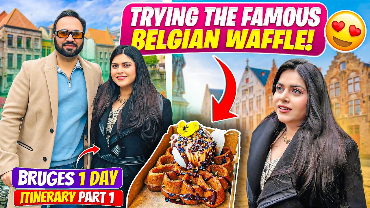 Why People Are Crazy About This Belgian Waffle ?? | Belgium Travel Vlog | Indian Vlogger In Europe