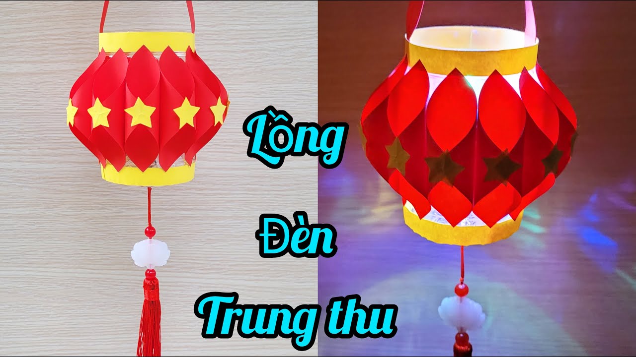 C&aacute;ch L&agrave;m Lồng Đ&egrave;n Trung Thu Bằng Giấy Đơn Giản | V&acirc;n Handmade