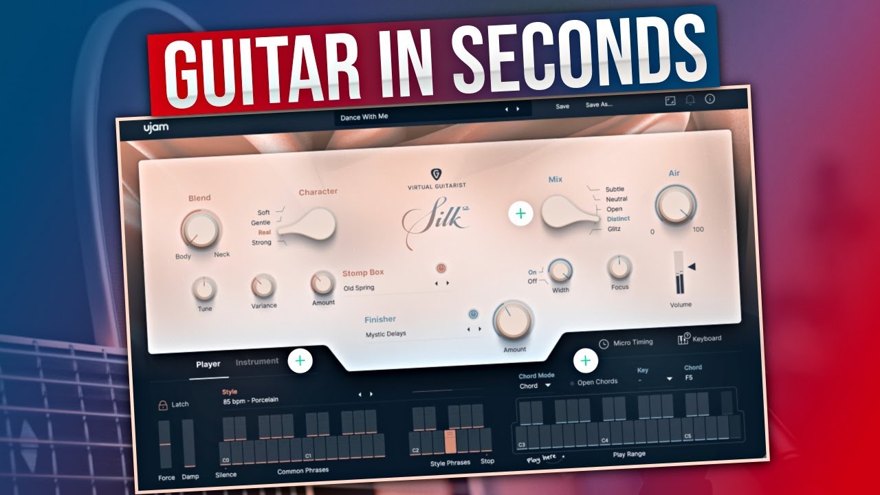 Realistic Acoustic Nylon Guitar VST: Ujam Silk 2 Review & Tutorial