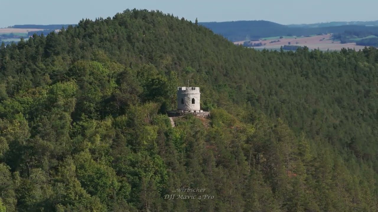 Die Preilipper Kuppe, oberhalb der Saale bei Rudolstadt (Unter-und Oberpreilipp)