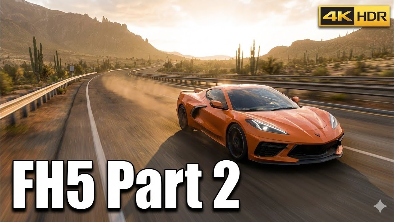Forza Horizon 5 Gameplay – Lamborghini Revuelto Desert Run (No Commentary)