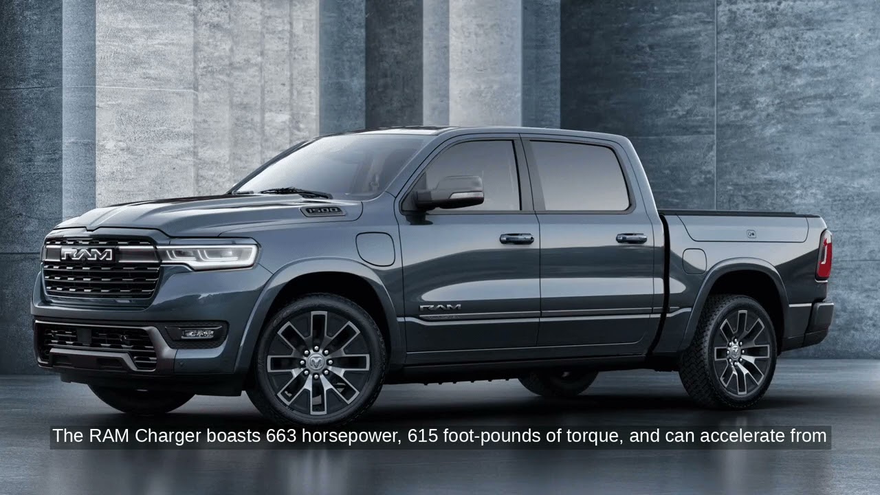 Stellantis Unveils Electric Ramcharger Pickup with Gas-Powered Charger