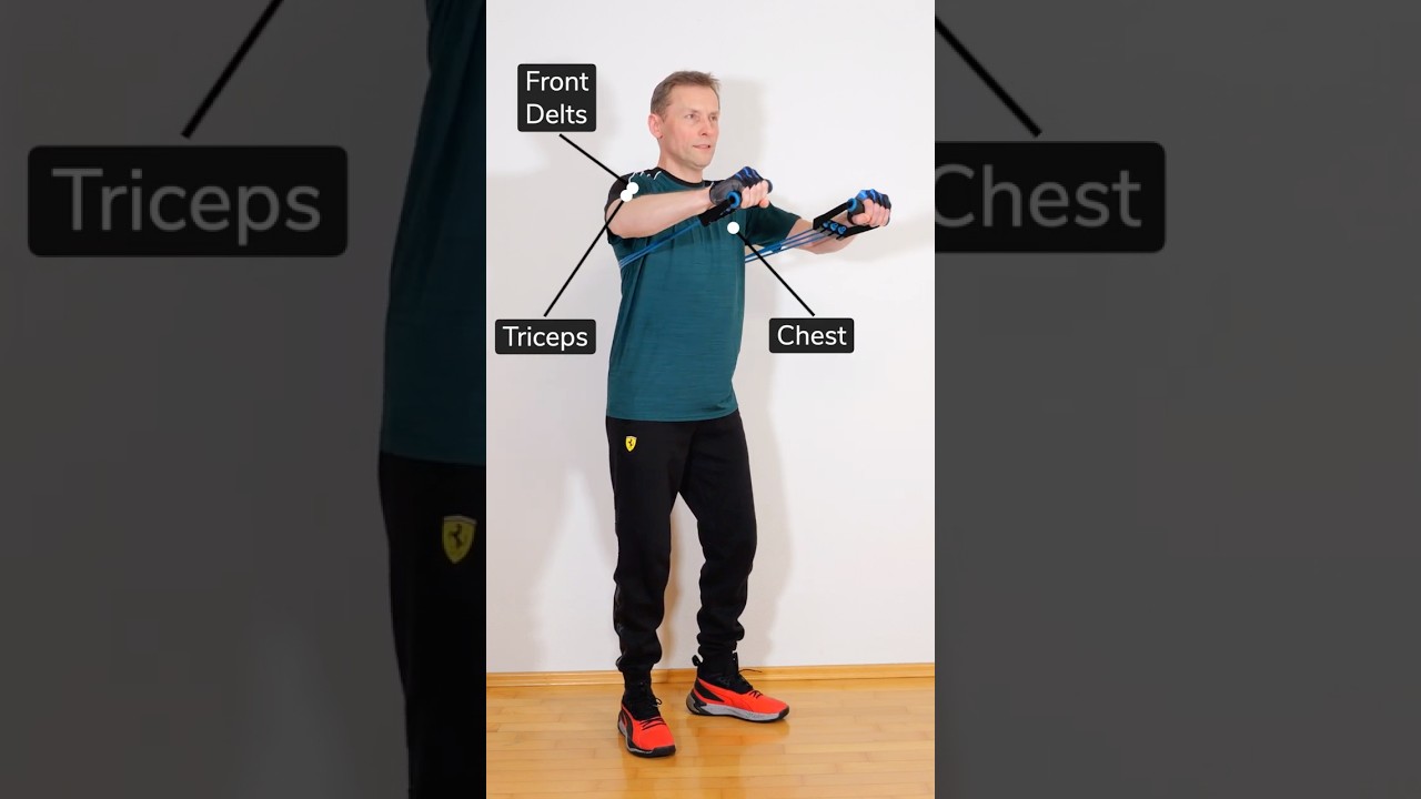 Best Chest Expander Exercises | Old School Workout 💪