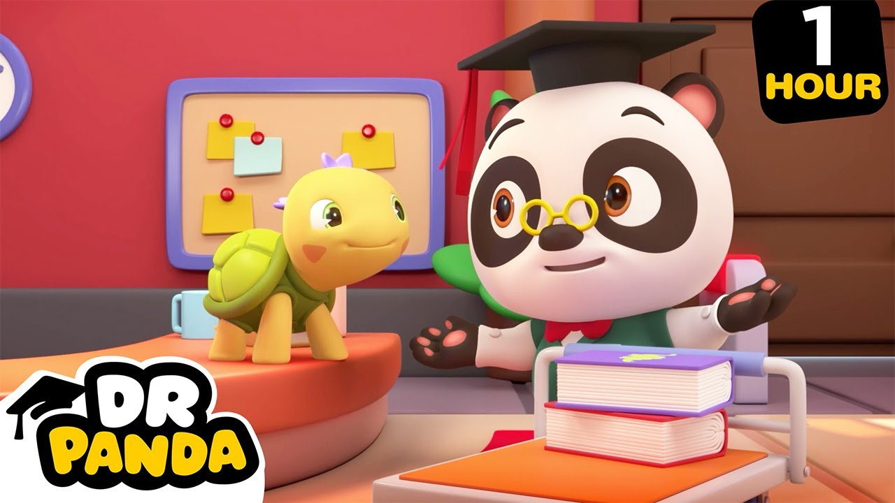 Day at the Fun Library! | Reading with Animals | Dr. Panda | Scholastic Kids