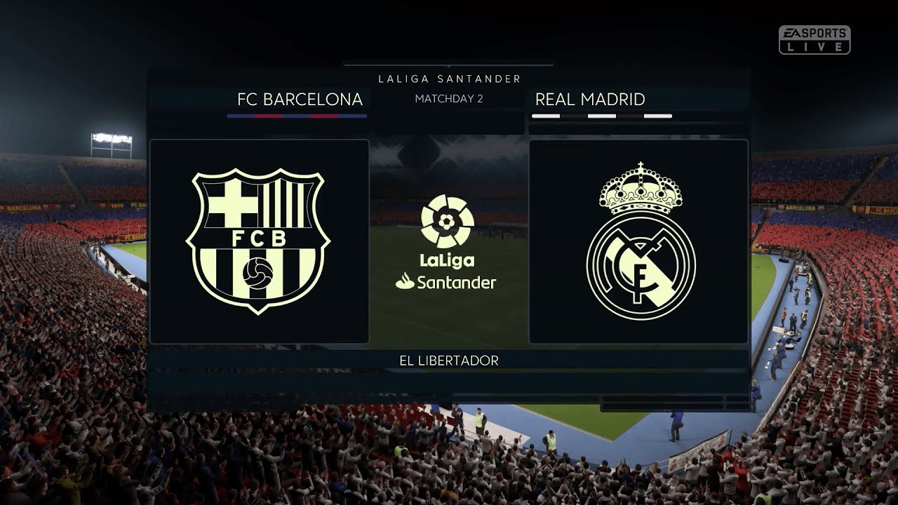 FIFA 20 | Barcelona vs. Real Madrid | La Liga | at Camp Nou