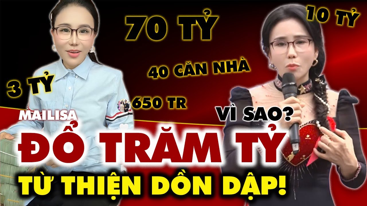 Mailisa ĐỔ HÀNG TRĂM TỶ làm TỪ THIỆN ngay trước khi bị bắt? Toan tính hay tình cờ? #mailisamoinhat