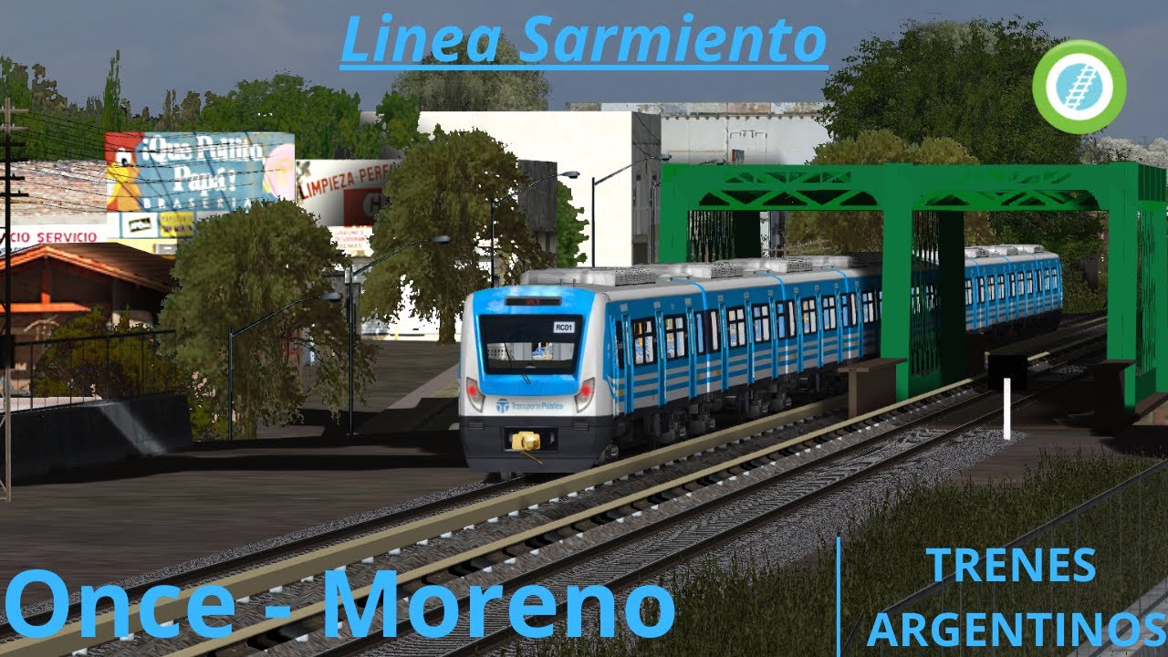 Open Rails Argentina - Linea Sarmiento Once - Moreno (Circa 2024)