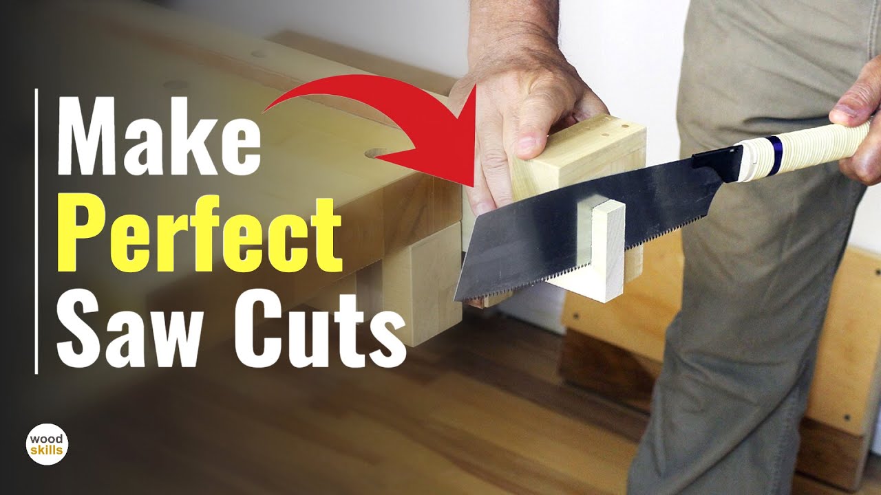 Simple Saw Guide Instantly Improves Your Hand Cut Joinery