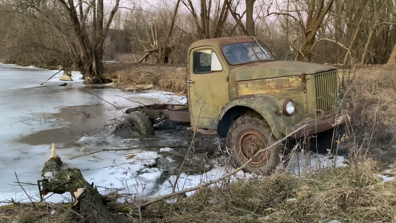 Газ 63 виїзд з болота, off-road Gaz-63