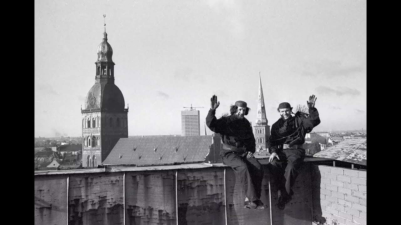 Рига и её жители  - ретро фотографии