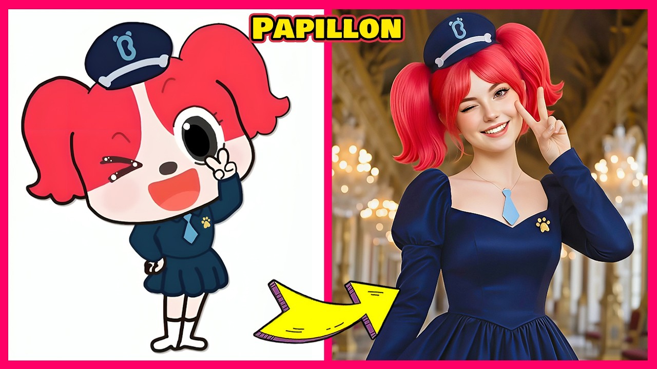 Sheriff Labrador Characters as Princesses 👑 + Guess the Voice Quiz  Sheriff Labrador, Papillon....