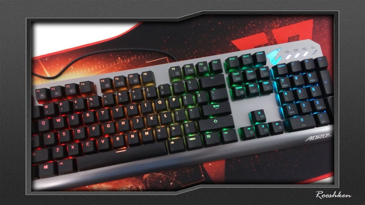 Aorus K7 - Flagowa klawiatura mechaniczna Aorusa z Cherry MX RED