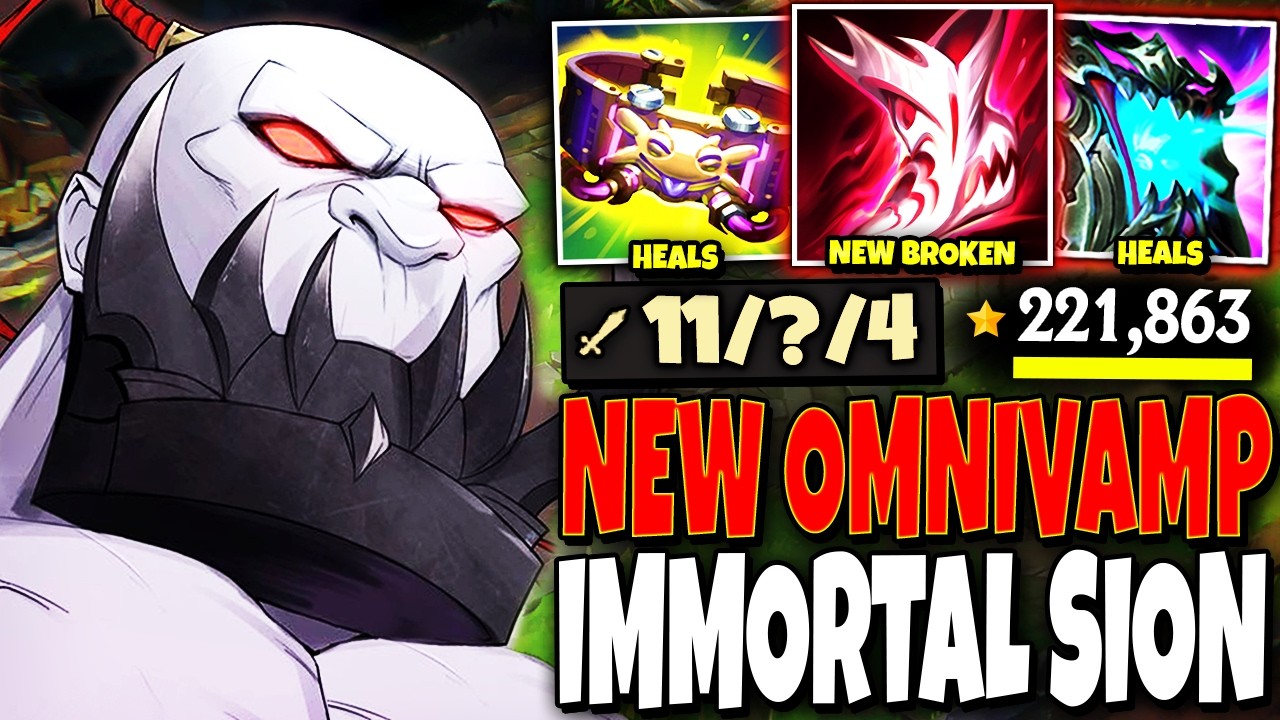 NEW LEVEL OF IMMORTALITY ~ New OMNI Sion Build BROKE SEASON 16 🔥🔥 | Fill to Win #51 - s16 Gameplay