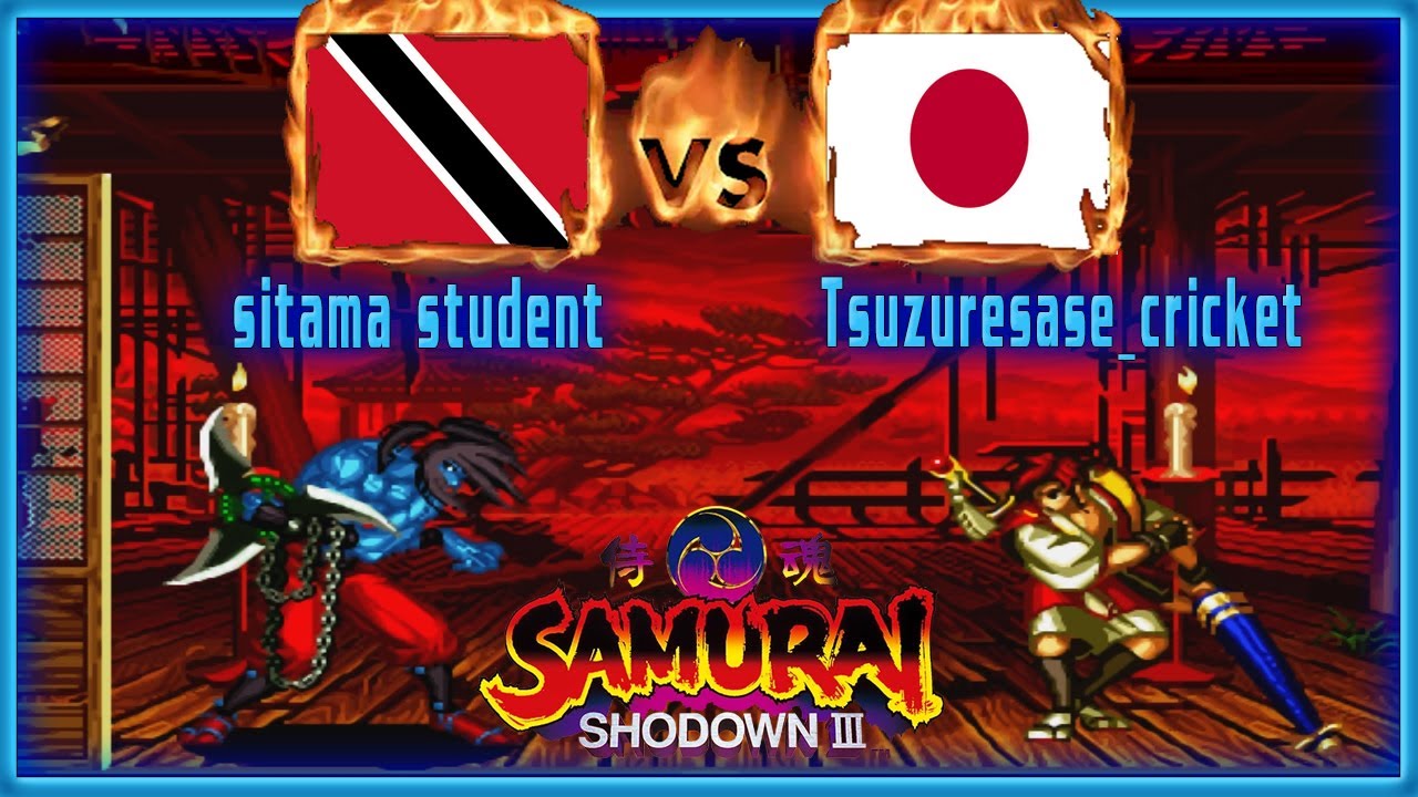Samurai Shodown 3 - sitama student (TTO) VS (JPN) Tsuzuresase_cricket [samsho3] [Fightcade] [FT10]