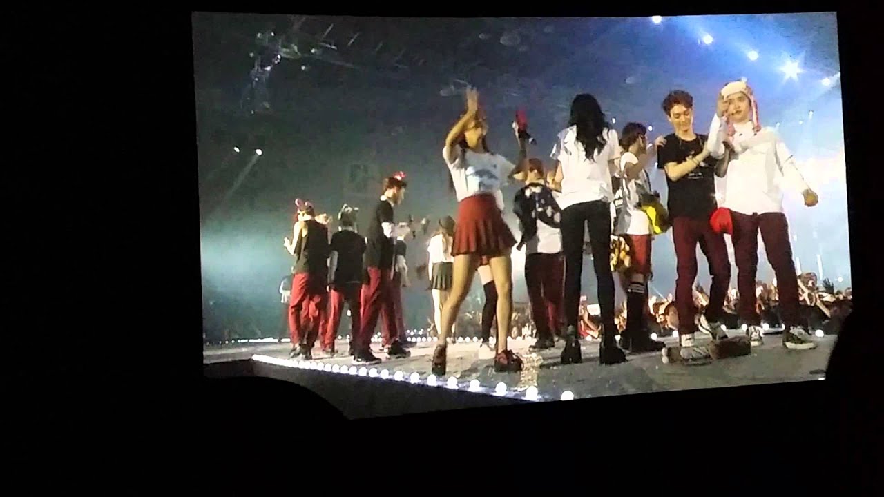 131225 EXO&f(x) Jingle Bells Rock & ending